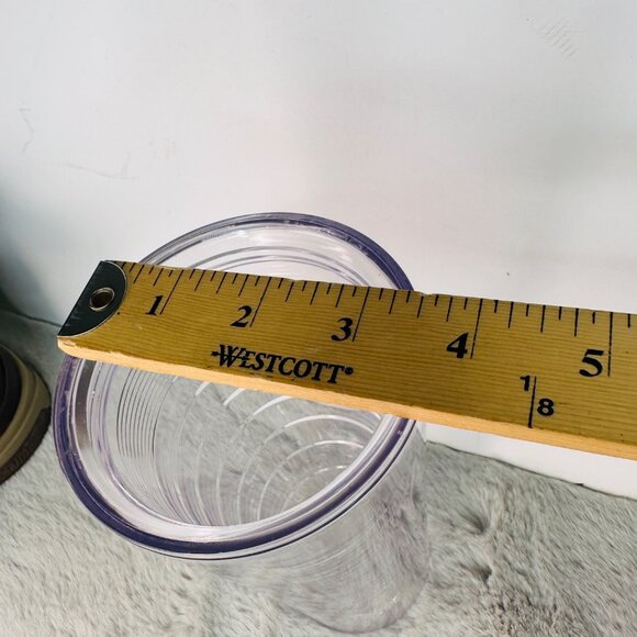 Ninja Double-Walled Plastic Tumbler 16 Oz Transparent Replacement No Lid - Picture 6 of 7